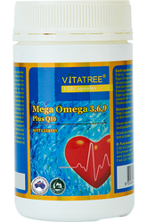 VITATREE Omega 3,6,9 Plus CoQ10 120 Capsules
